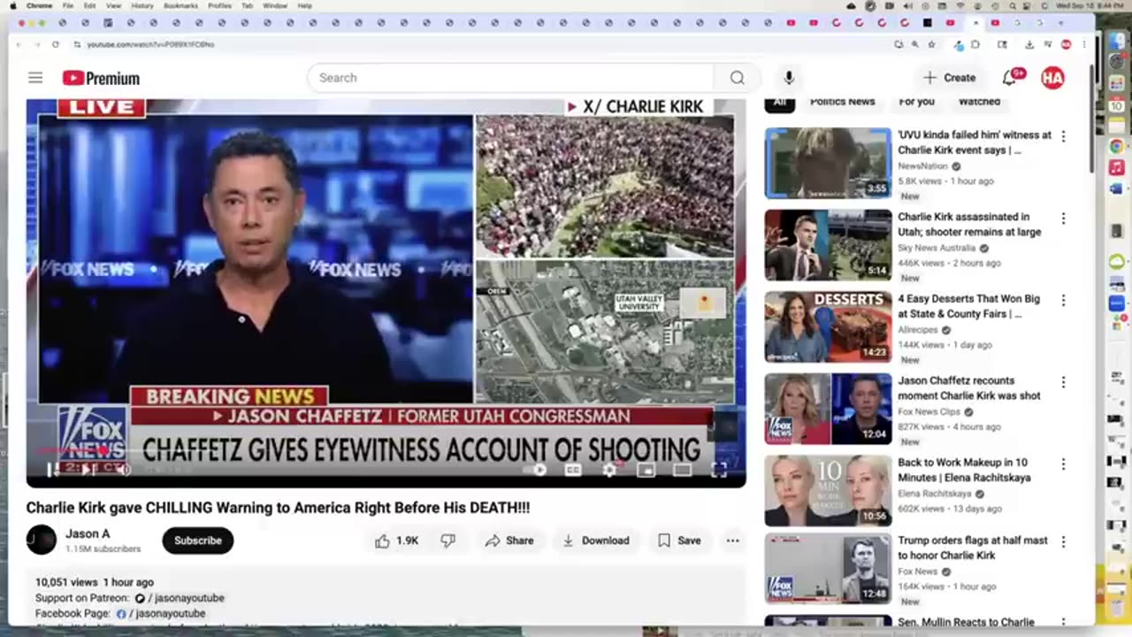 CHARLIE KIRK SHOOTING -- What's Next?? By Peggy Hall