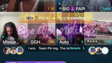 Team PK Finesse GG Papi Auto Lo ft GG vs Auto n more 8/25/25 #bigoclipandsip