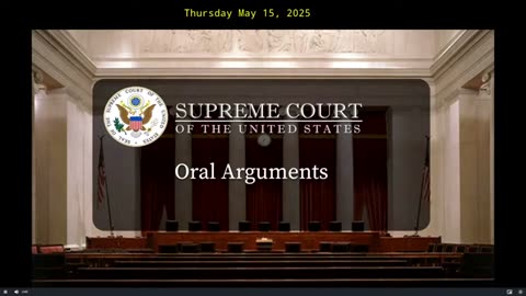 The SCOTUS / Supreme Court of the United States Oral Arguments Birthright Citizenship