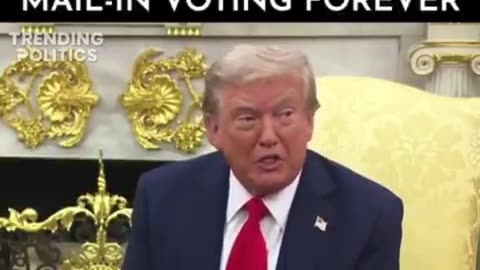 TRUMP DROPS BOMBSHELL‼️he will be signing an Executive Order, ENDING Mail-In Ballots FOREVER!
