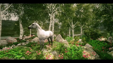 Horse Beach, Forest Animal