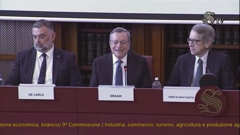 ⚠️ Draghi parla di cessione di sovranità come se fosse una banale chiacchiera da bar...