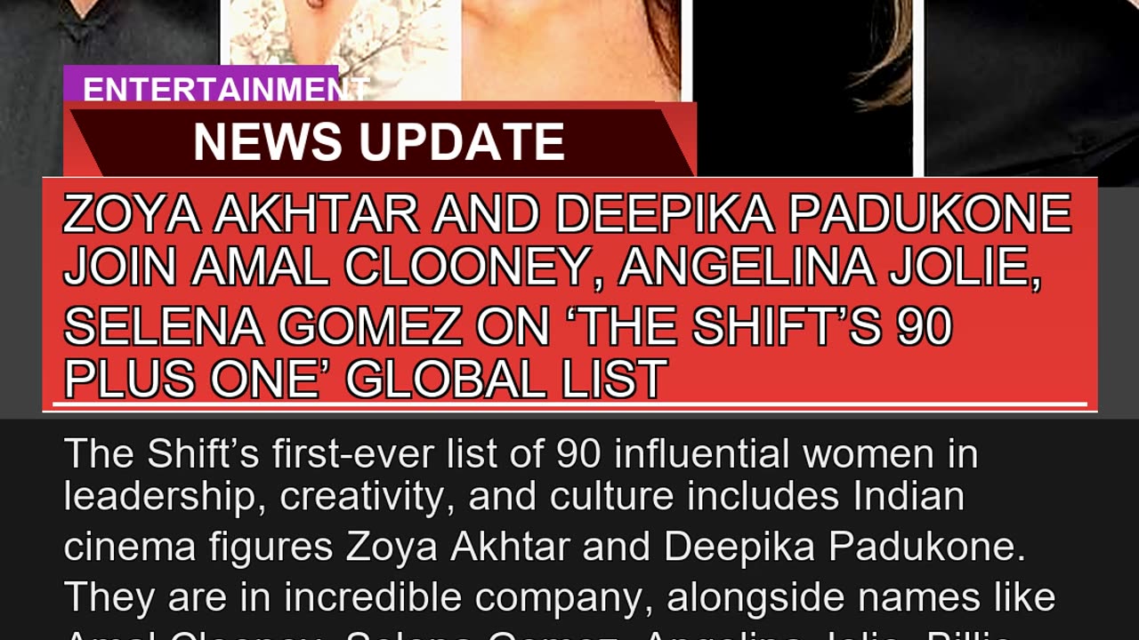 Zoya Akhtar and Deepika Padukone Join Amal Clooney