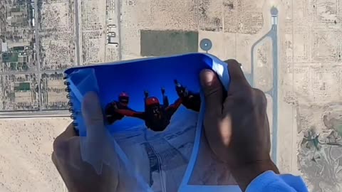 Skydiver Learns on the Job