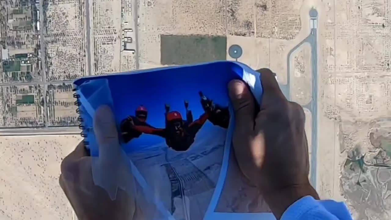 Skydiver Learns on the Job