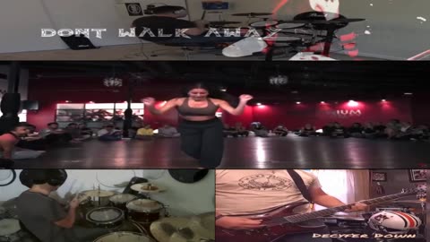 Decyfer Down ~ Don't Walk Away ( Drum Cover ) ( Lyric ) Remix 1c Christcore PC