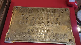 MEAL OF THE DAY LA PERLA DEL CAMINITO LA BOCA BUENOS AIRES ARGENTINA
