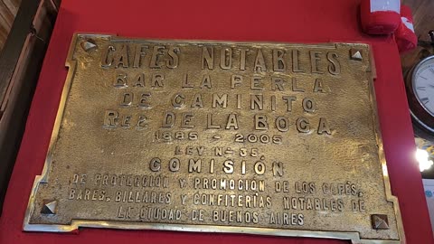 MEAL OF THE DAY LA PERLA DEL CAMINITO LA BOCA BUENOS AIRES ARGENTINA