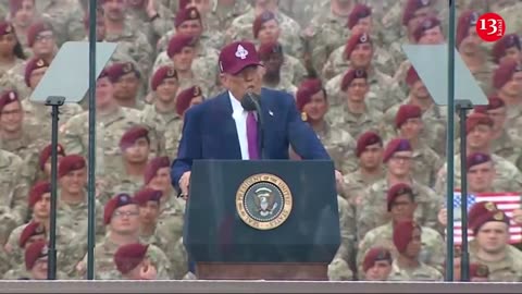 Trump marks US Army anniversary at Fort Bragg while facing criticism for deploying military to LA
