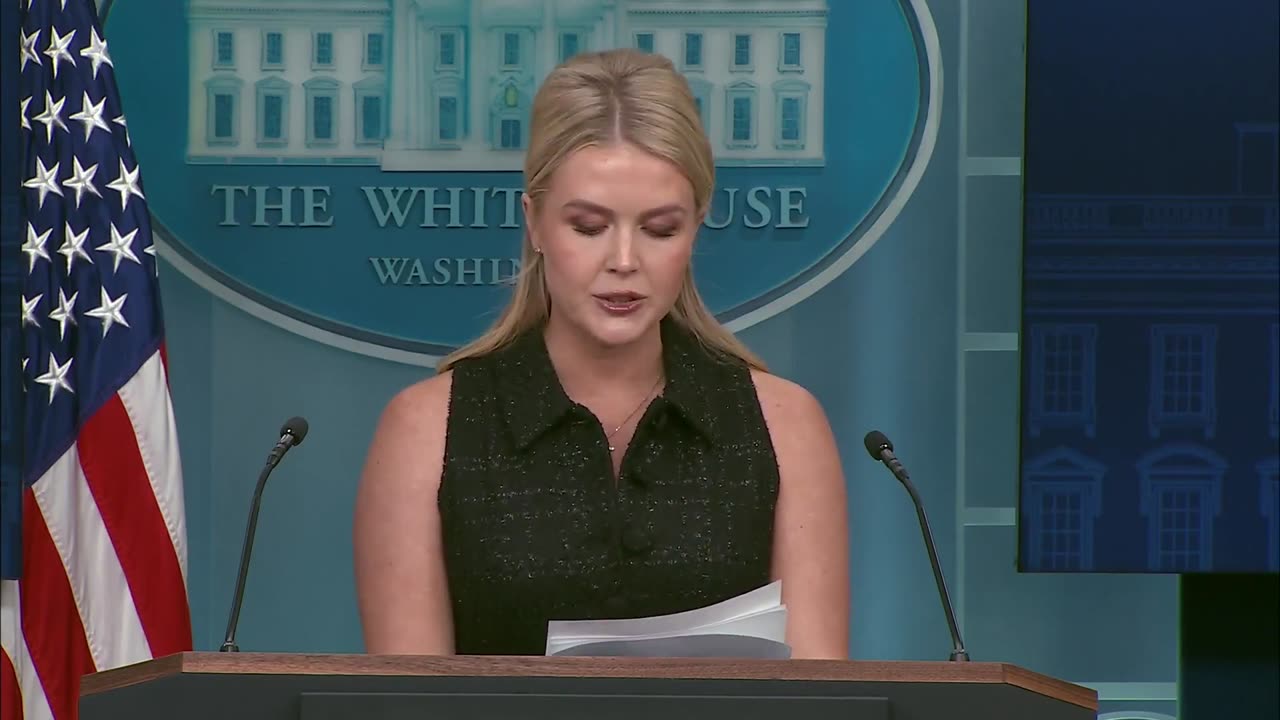 🚨🔥Karoline Leavitt: "Last night, we saw yet again why POTUS is our Dealmaker-in-Chief.