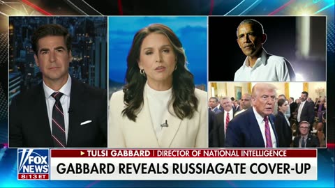 Jesse Watters 🚨 DNI Tulsi Gabbard says Obama’s intel community is PANICKING