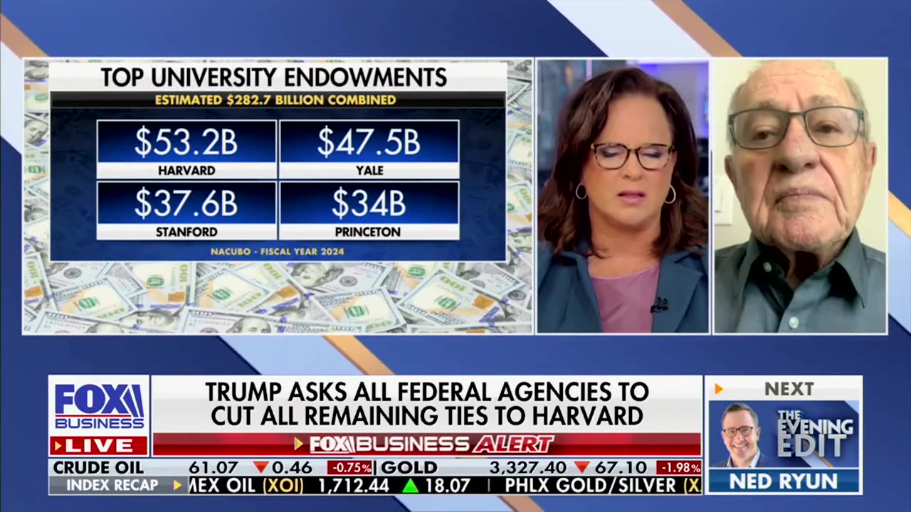 Alan Dershowitz says he knows exactly which parts of Harvard Trump should defund