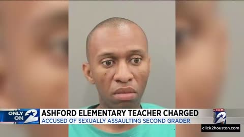 Elementary black teacher charged with sexual assault amid claims he repeatedly groped a student