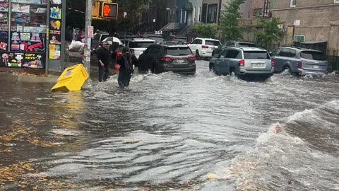 Flooding Turns Bushwick Into Waterfront