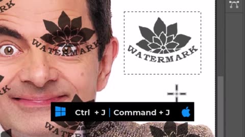 Removing watermarks from photos with Photoshop