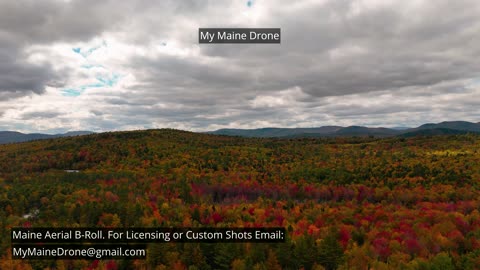 Maine B-Roll (No Audio): Fall Foliage in Woodstock Maine Video 7