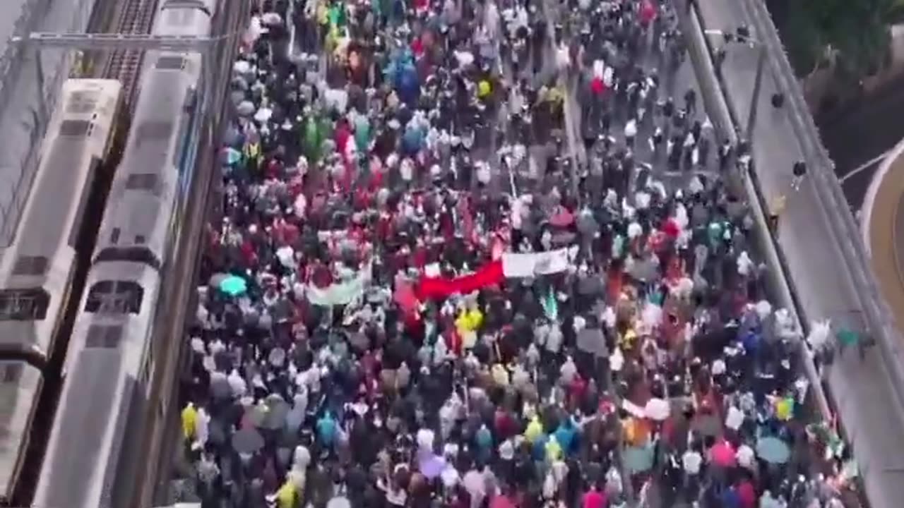 Massive protest August 2025 peace in Gaza