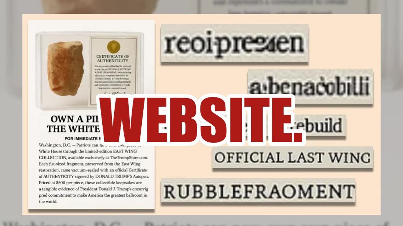 Fact Check: Trump Admin Did NOT Issue Press Release Offering 'A Piece Of The White House',