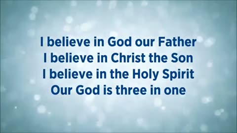 🎸📀🎶 Our G-d is Three in One - beautiful song!! We do NOT serve 3 Gods! We serve ONE G-d, Who manifests Himself in Three Persons..