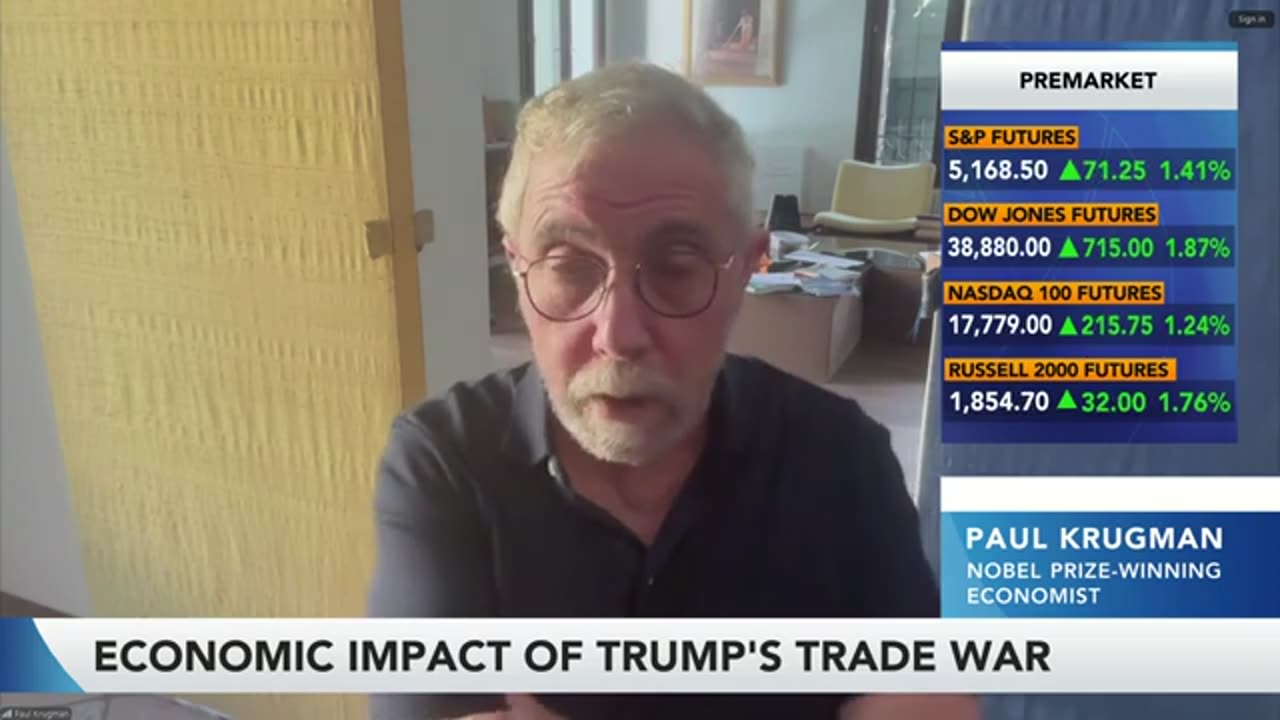 Paul Krugman Details 'Damage Done' by Uncertainty over Tariffs
