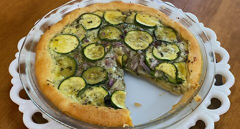 Italian 🧀 Mozzarella Zucchini Pie | Crescent Rolls Recipe #zucchinirecipe