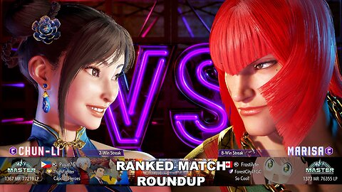 Kuya Kalbo SF6 Ranked Match Roundup. Chun Li Master Rank [Hori Fight Stick]