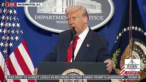 Trump has something to say