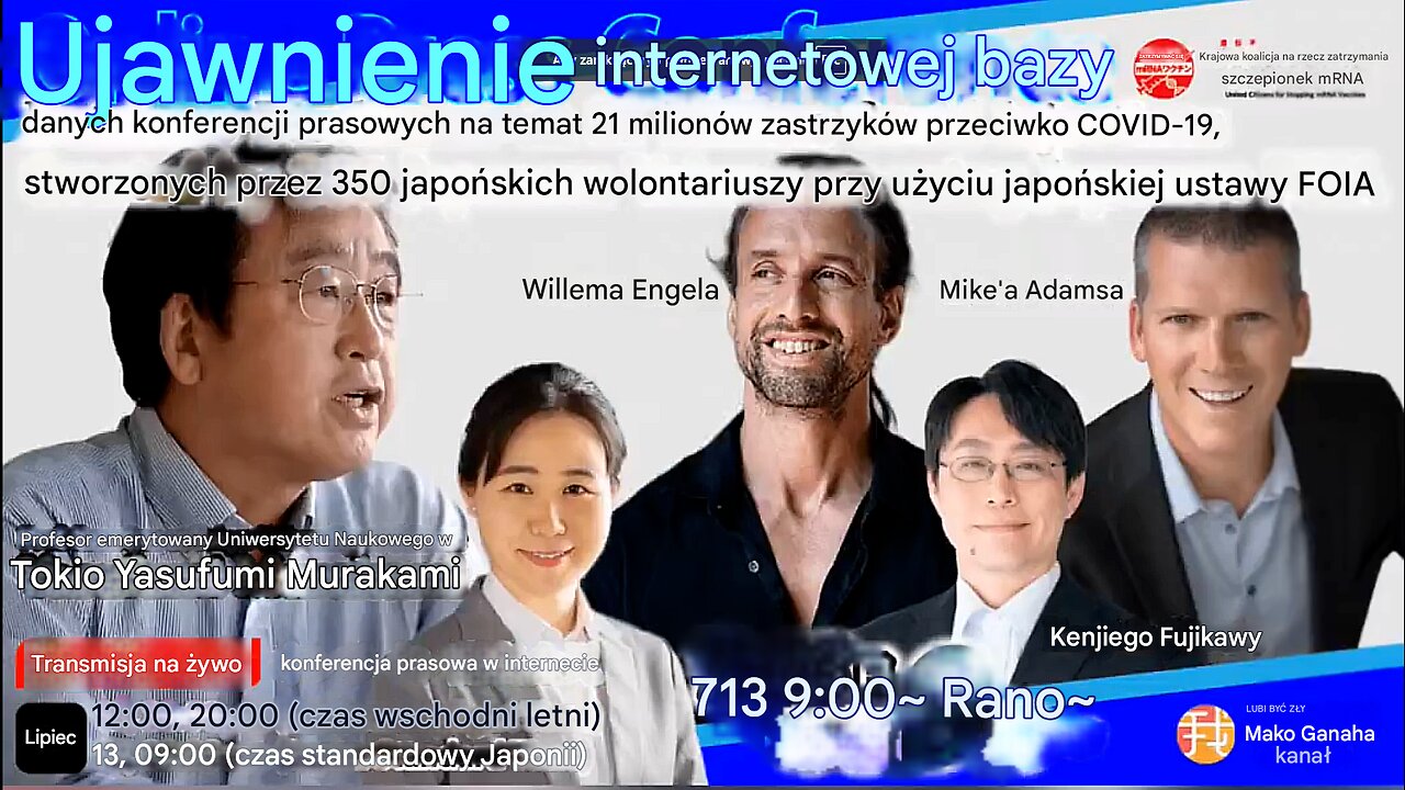 Ujawnienie bazy danych 21 milionów „szczepionek” Covid w Japonii 1.