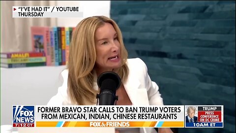 Fmr Bravo 'Star': Trump Voters Should Be Banned From Mexican, Chinese, Indian Restaurants
