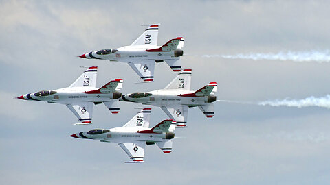 The Four Leaf Airshow in Jones Beach