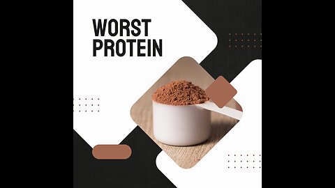 the WORST protein in the world 🌎🌎🌎