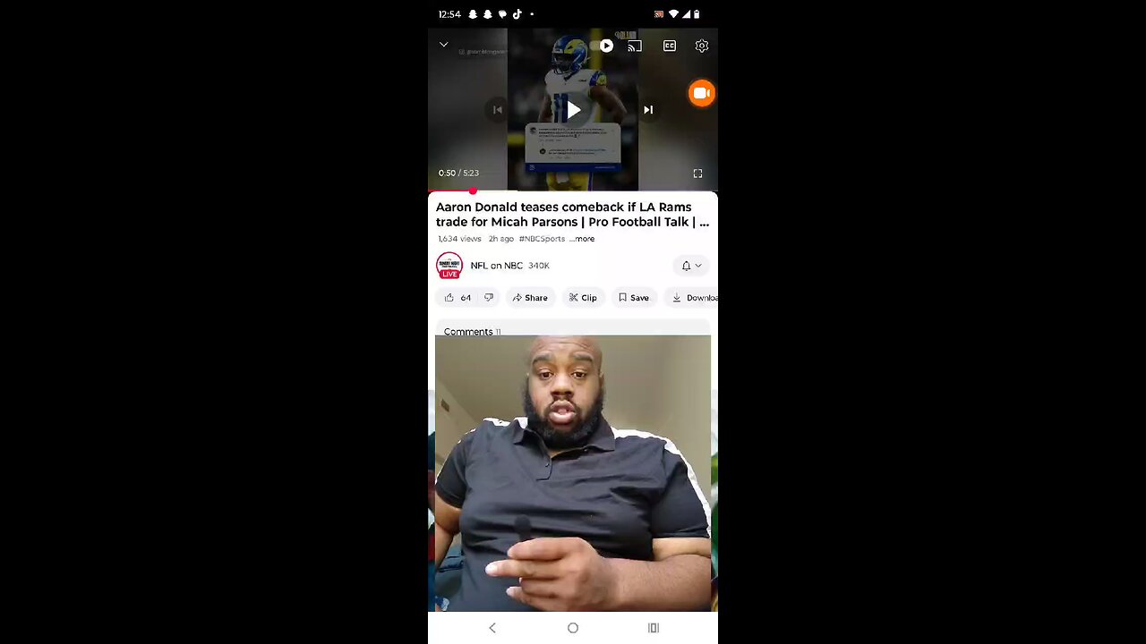 Aaron Donald teases comeback if Rams trade for Micah Parsons