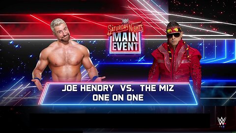 WWE 2k25 Joe Hendry vs Miz