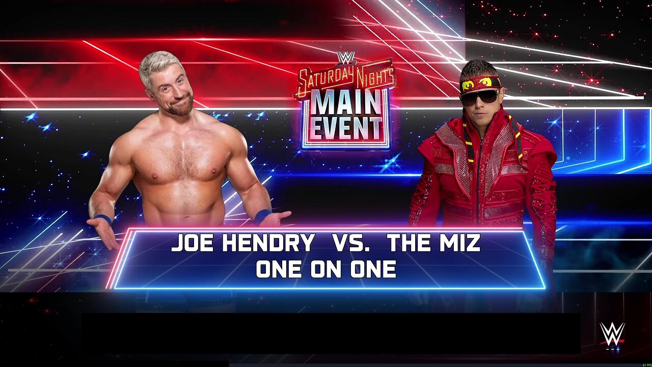 WWE 2k25 Joe Hendry vs Miz