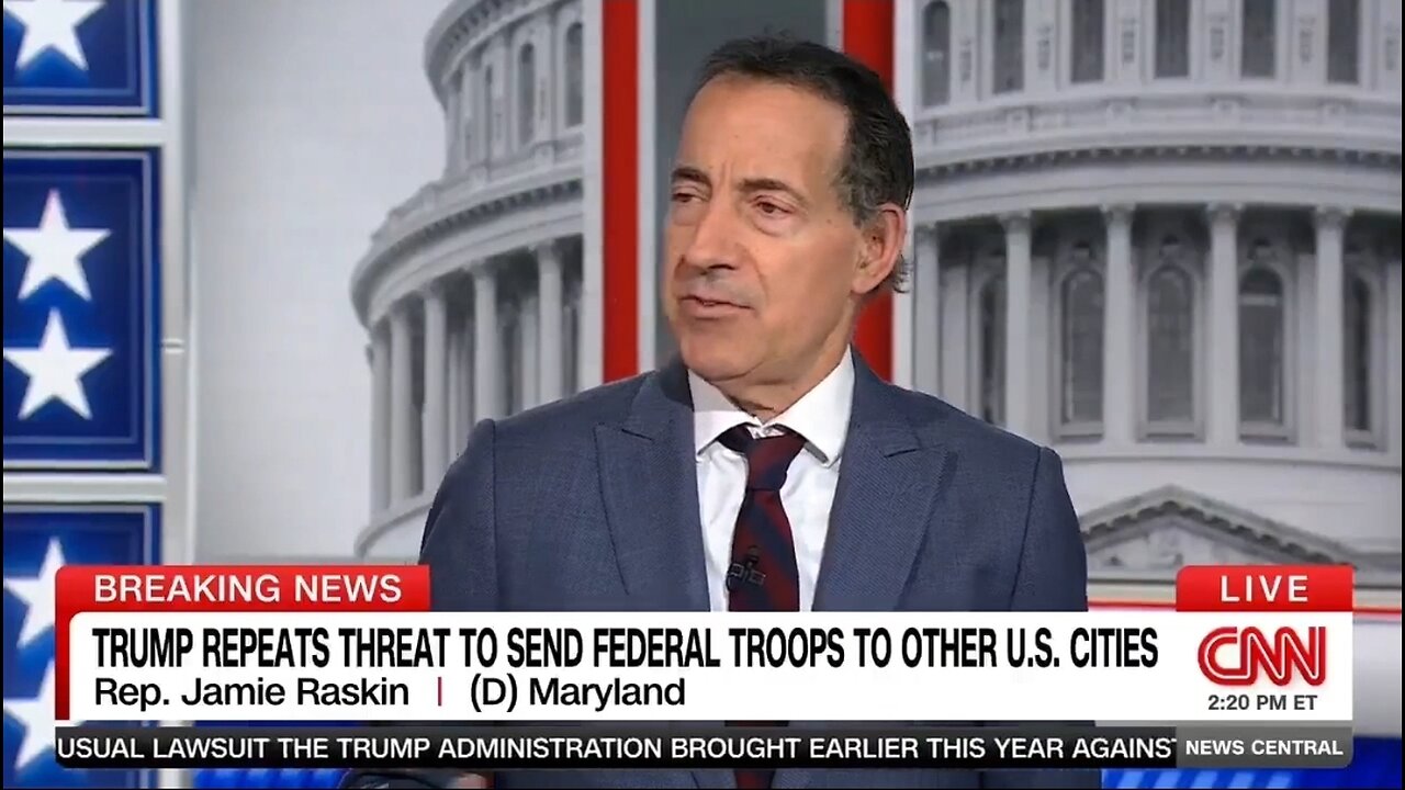 Rep Jamie Raskin Argues Against Keeping DC Safe: Crime Has Always Been Part of Our History