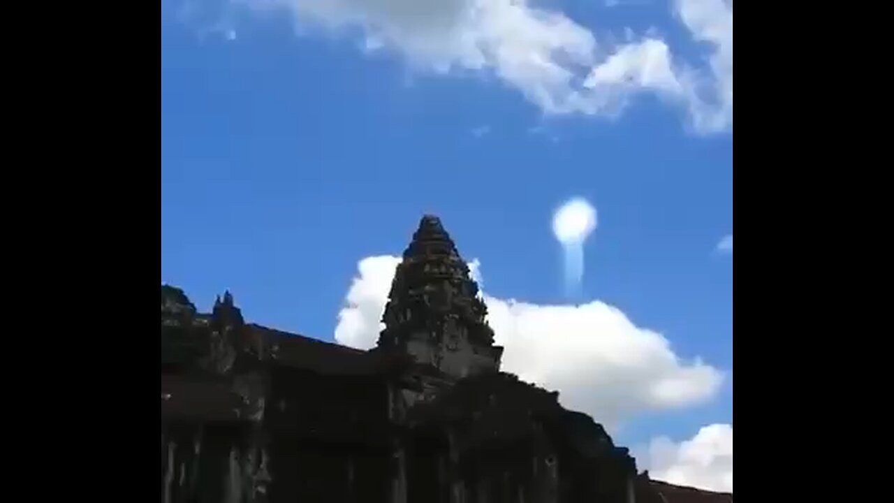 Viral Video Filmed In Angkor Wat Showing A UFO Emerging From A Stargate