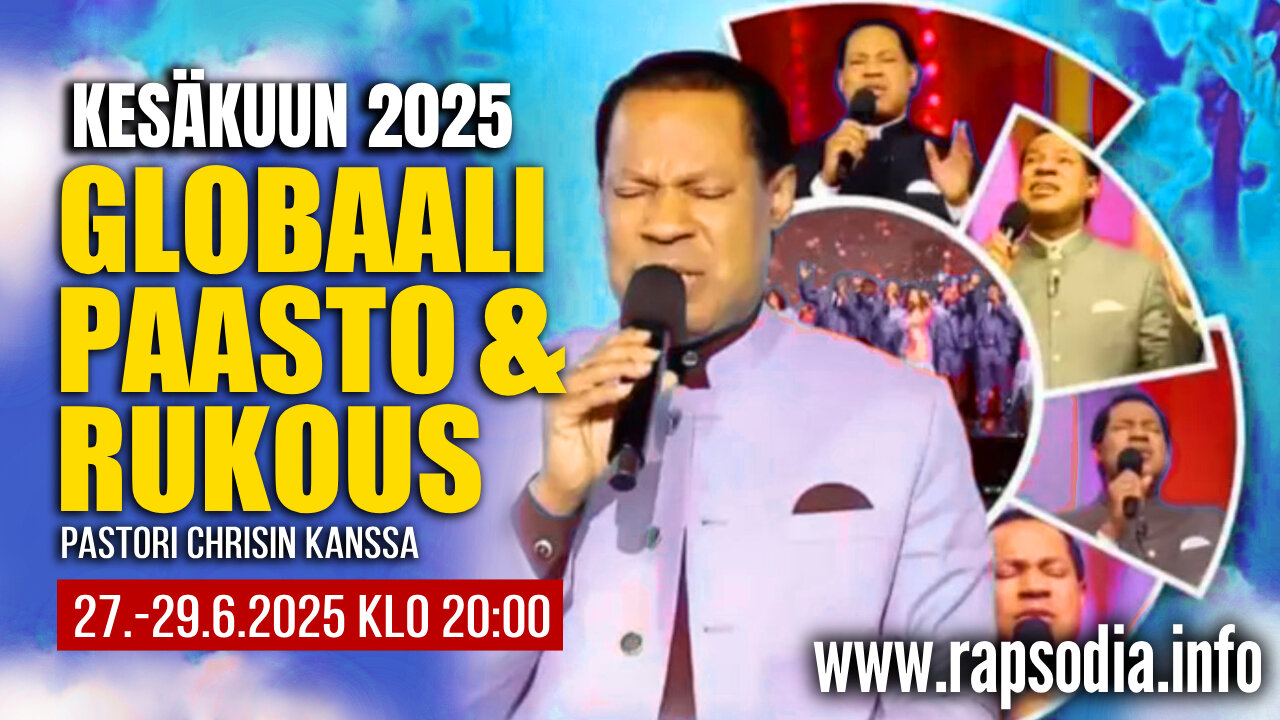 Kesäkuun paasto ja rukous Pastori Chrisin kanssa 29.6.2025