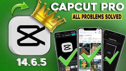 How To Fix Capcut No Internet Connection Problem & Capcut PRO Export | Capcut 14.6.0 Update