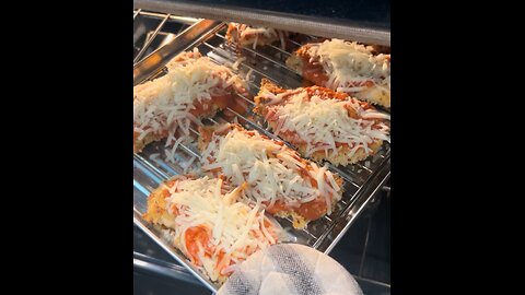 Crispy chicken Parmesan with vodka sauce