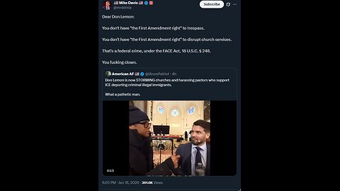 Don Lemon is now STORMING churches and harassing pastors who support ICE