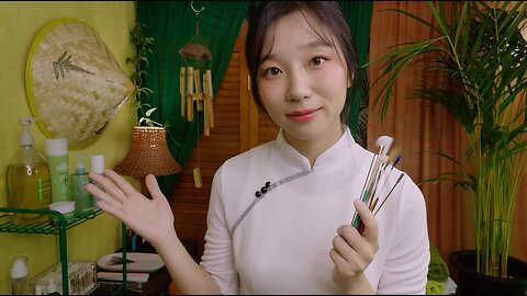 Vietnamese Full Care ASMR 🌺✨ | Ear Cleaning, Foot Care, Facial & Back Massage, Shampoo