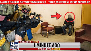 1,300 COPS Storm LA Gang Compound | ICE Arrests 80.