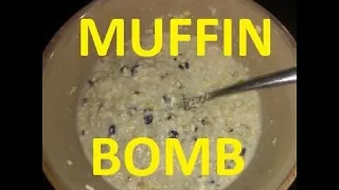 Muffin Bomb backpacking food trail food