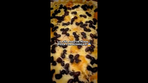 Una pizza de Brasil con un ingrediente controvertido