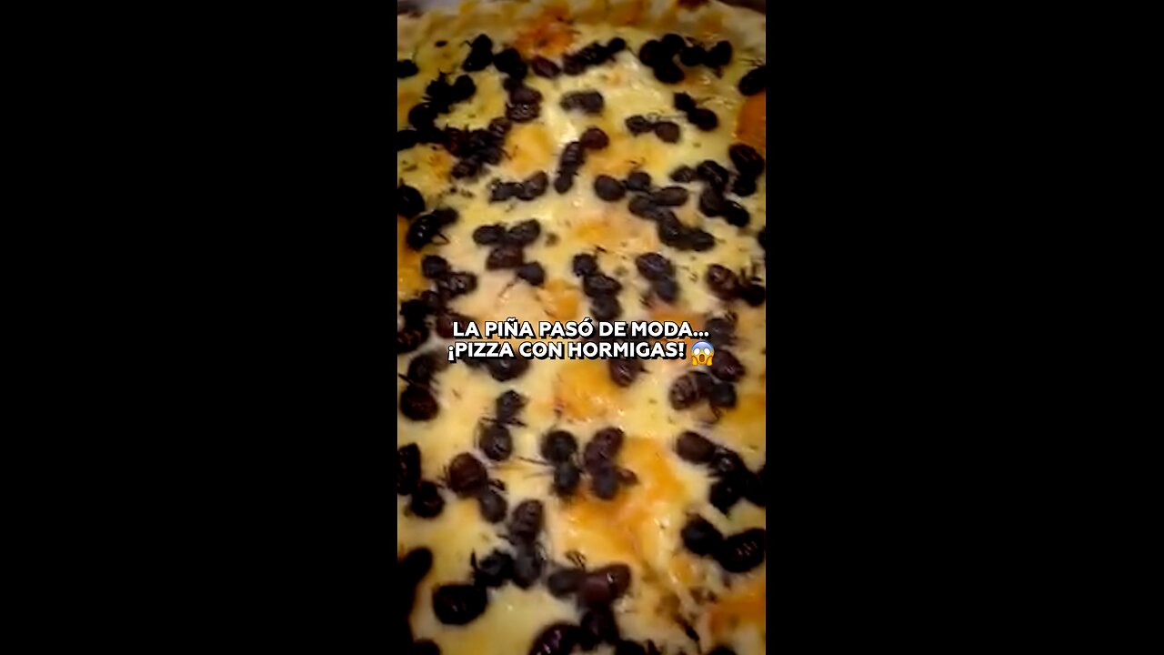 Una pizza de Brasil con un ingrediente controvertido