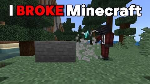Minecraft but Stone Drops DIAMONDS