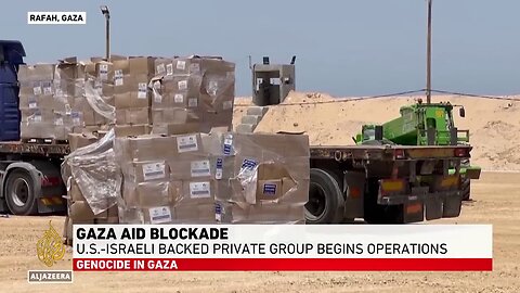 US Israeli Backed Aid Group in Gaza