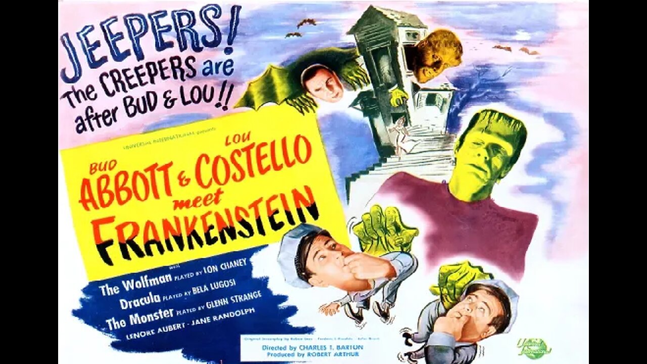 ABBOTT & COSTELLO MEET FRANKENSTEIN 1948 Dracula Wants Lou's Brain for the Monster FULL MOVIE in HD