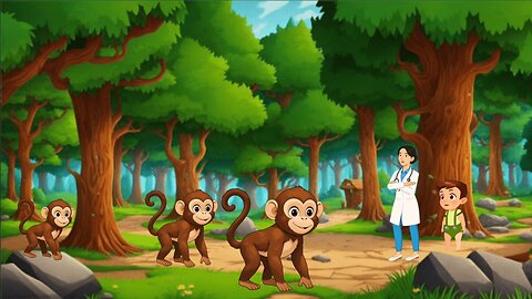 monkey jumping
