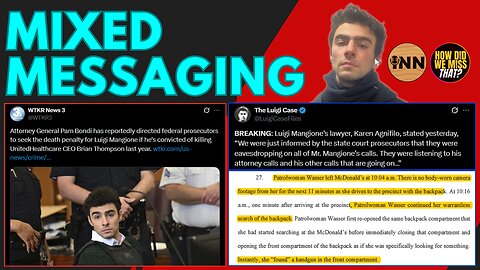 Luigi Mangione Update - How Many Reasons Do They Need to Get a Dismissal? | @GetIndieNews